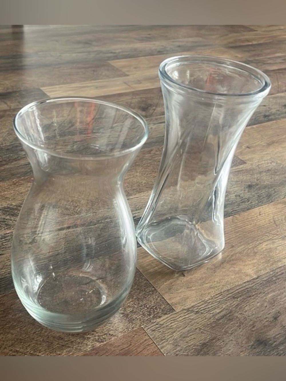 Vase Set (2) Great For many Different Decorating Purposes